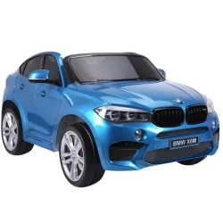 Mėlynas BMW  X6M akumuliatorinis automobilis
