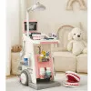 Dentist's set Medical trolley lights pink 26 pcs.