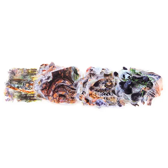 Wildlife Sticker Set, 50 pcs. Small stationery items