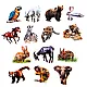 Wildlife Sticker Set, 50 pcs. Small stationery items