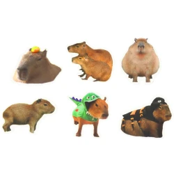 Kapibaru uzlīmju komplekts ar reālistiskām fotogrāfijām, 50 gab.