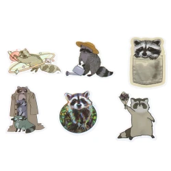 Meteņtūpu uzlīmju komplekts 50 gab., 7-8 cm