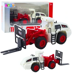 Šakinis krautuvas su metalinėmis šakėmis