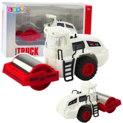 Balta statybinė transporto priemonė kelio volas