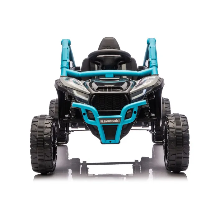 Mėlynas elektrinis automobilis Kawasaki JS330 24V Elektrinės mašinėlės vaikams