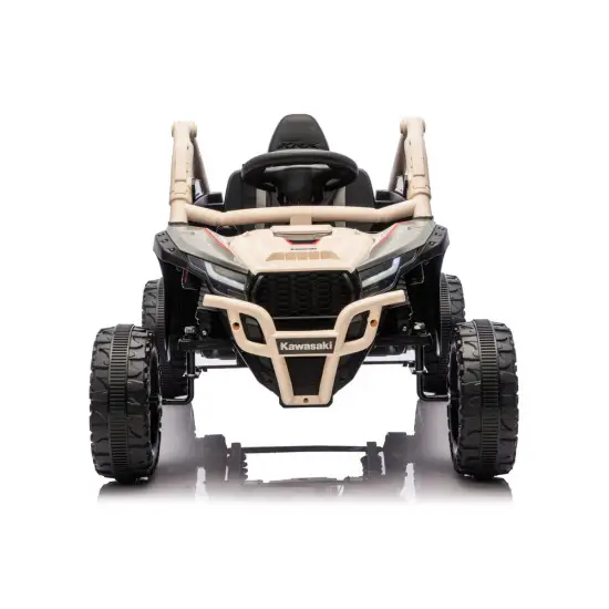 Rusvas elektrinis automobilis Kawasaki JS330 24V Elektrinės mašinėlės vaikams