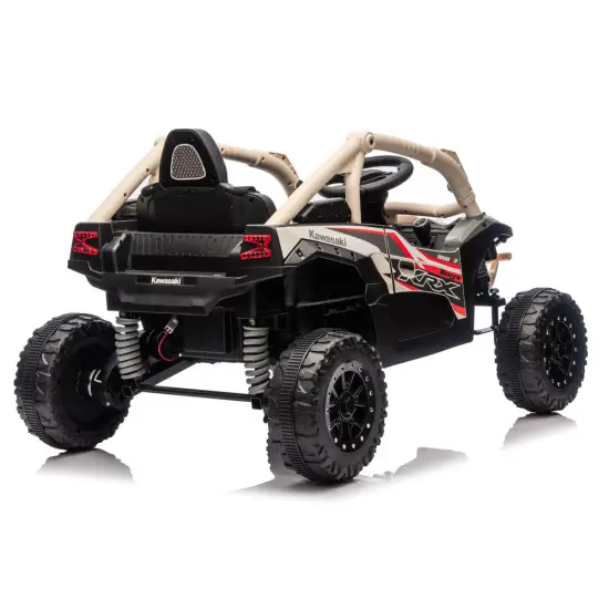 Rusvas elektrinis automobilis Kawasaki JS330 24V Elektrinės mašinėlės vaikams