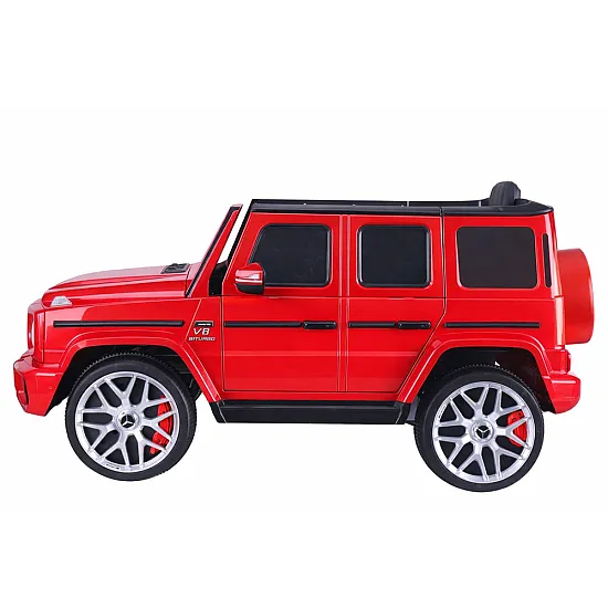 Raudonas elektrinis automobilis Mercedes G63 S306-1 Elektrinės mašinėlės vaikams