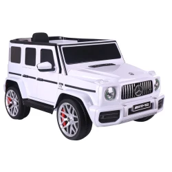 Baltas elektrinis automobilis Mercedes G63 S306-1