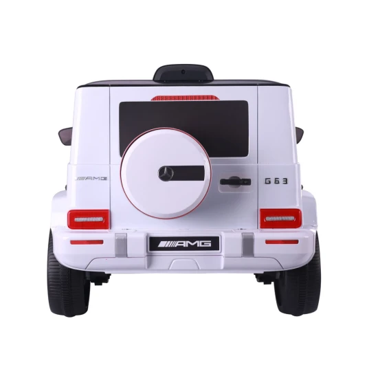 Baltas elektrinis automobilis Mercedes G63 S306-1 Elektrinės mašinėlės vaikams