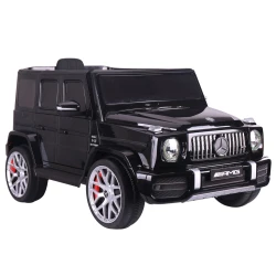 Juodas elektrinis automobilis vaikams Mercedes G63 S306-1