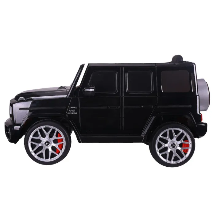 Juodas elektrinis automobilis vaikams Mercedes G63 S306-1 Elektrinės mašinėlės vaikams