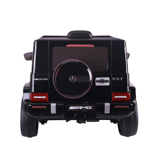 Juodas elektrinis automobilis vaikams Mercedes G63 S306-1 Elektrinės mašinėlės vaikams