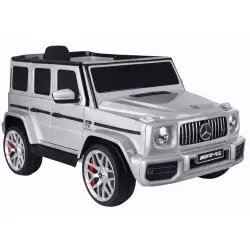 Sidabrinis elektrinis automobilis Mercedes G63 S306-1