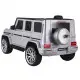 Sidabrinis elektrinis automobilis Mercedes G63 S306-1 Elektrinės mašinėlės vaikams