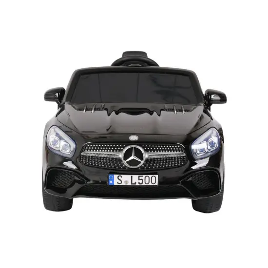 Juodas elektrinis automobilis Mercedes SL500 S506 Elektrinės mašinėlės vaikams