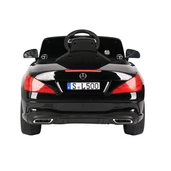 Juodas elektrinis automobilis Mercedes SL500 S506 Elektrinės mašinėlės vaikams