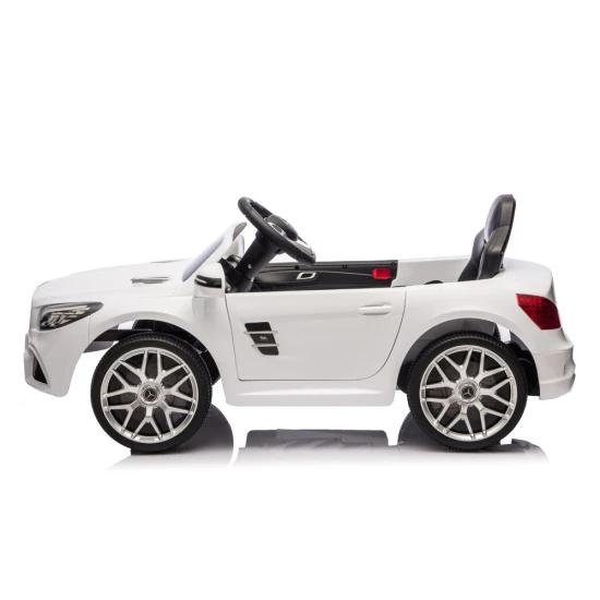 Baltas elektrinis automobilis Mercedes SL500 S506 Elektrinės mašinėlės vaikams