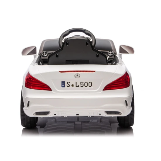 Baltas elektrinis automobilis Mercedes SL500 S506 Elektrinės mašinėlės vaikams