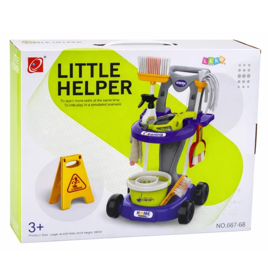 Children's Cleaning Set Stroller Interactive Vacuum Cleaner Accessories Buitiniai prietaisai, virtuvės