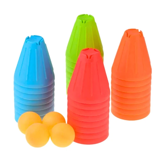 Educational Skill Game Fast Cups 3in1 Balls Cups 38 pcs. Stalo ir sporto žaidimai