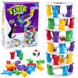 Arcade peli torni hullu pingviinit