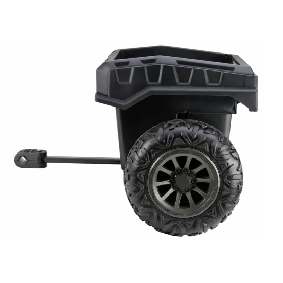 5988-B Universali priekaba akumuliatorinėms transporto priemonėms, juodos spalvos Elektrinės mašinėlės vaikams