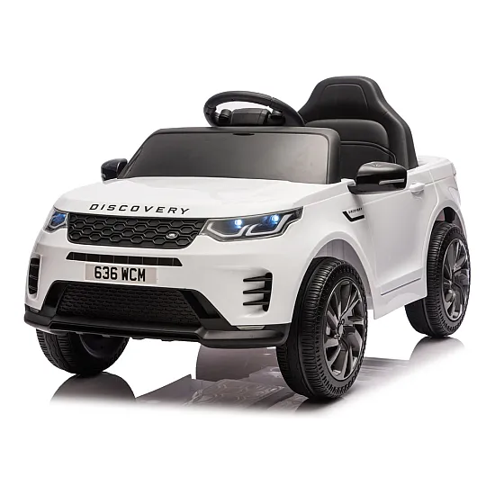 Baltas elektrinis automobilis Land Rover Discovery DLS-K06 Elektrinės mašinėlės vaikams