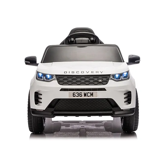 Baltas elektrinis automobilis Land Rover Discovery DLS-K06 Elektrinės mašinėlės vaikams