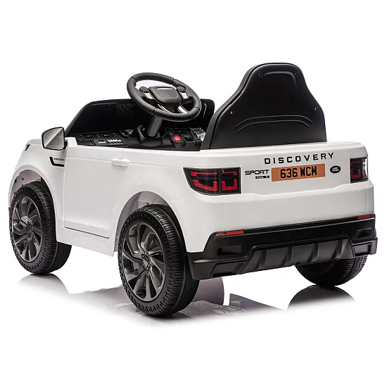 Baltas elektrinis automobilis Land Rover Discovery DLS-K06 Elektrinės mašinėlės vaikams