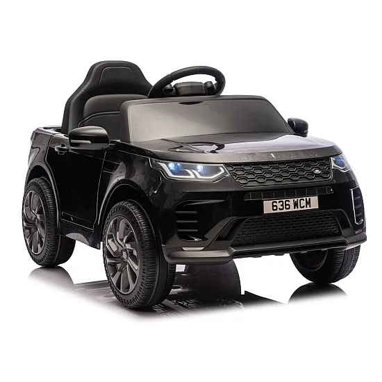 Juodas elektrinis automobilis Land Rover Discovery DLS-K06 Elektrinės mašinėlės vaikams