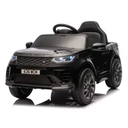 Juodas elektrinis automobilis Land Rover Discovery DLS-K06