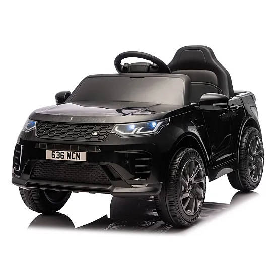 Juodas elektrinis automobilis Land Rover Discovery DLS-K06 Elektrinės mašinėlės vaikams