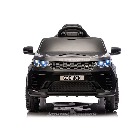 Juodas elektrinis automobilis Land Rover Discovery DLS-K06 Elektrinės mašinėlės vaikams