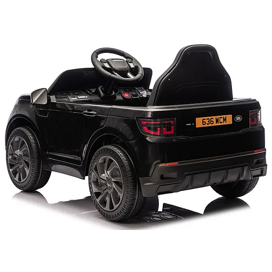 Juodas elektrinis automobilis Land Rover Discovery DLS-K06 Elektrinės mašinėlės vaikams