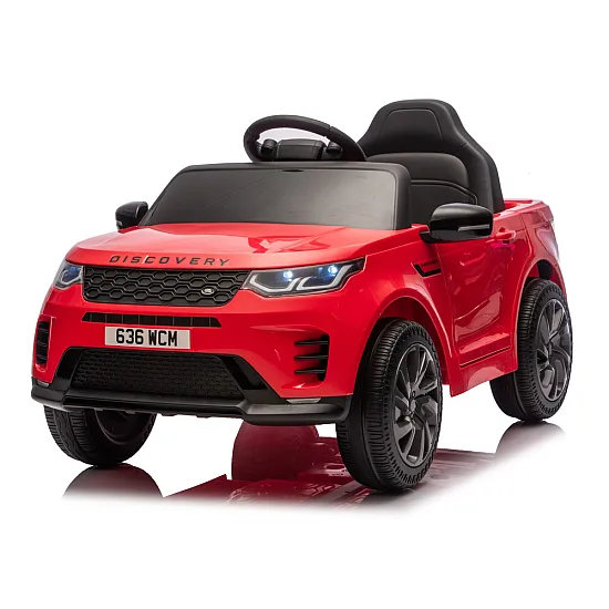 Raudonas elektrinis automobilis Land Rover Discovery DLS-K06 Elektrinės mašinėlės vaikams
