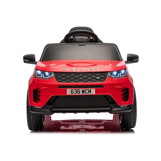 Raudonas elektrinis automobilis Land Rover Discovery DLS-K06 Elektrinės mašinėlės vaikams