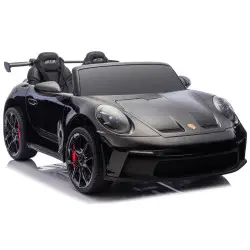 Juodas elektrinis automobilis DK-P911 Porsche GT3