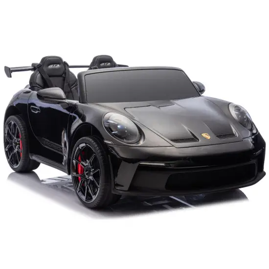 Juodas elektrinis automobilis DK-P911 Porsche GT3 Elektrinės mašinėlės vaikams