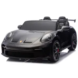 Juodas elektrinis automobilis DK-P911 Porsche GT3