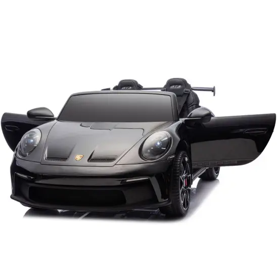 Juodas elektrinis automobilis DK-P911 Porsche GT3 Elektrinės mašinėlės vaikams