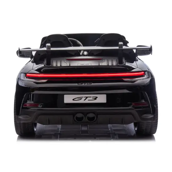 Juodas elektrinis automobilis DK-P911 Porsche GT3 Elektrinės mašinėlės vaikams