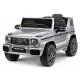 Sidabrinis akumuliatorinis automobilis Mercedes AMG G 63 Elektrinės mašinėlės vaikams