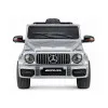 Sidabrinis akumuliatorinis automobilis Mercedes AMG G 63 Elektrinės mašinėlės vaikams
