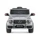 Sidabrinis akumuliatorinis automobilis Mercedes AMG G 63 Elektrinės mašinėlės vaikams