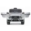 Sidabrinis akumuliatorinis automobilis Mercedes AMG G 63 Elektrinės mašinėlės vaikams