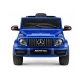 Mėlynas akumuliatorinis automobilis Mercedes AMG G 63 Elektrinės mašinėlės vaikams