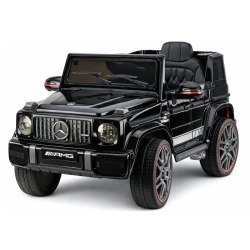 Juodas akumuliatorinis automobilis Mercedes AMG G 63