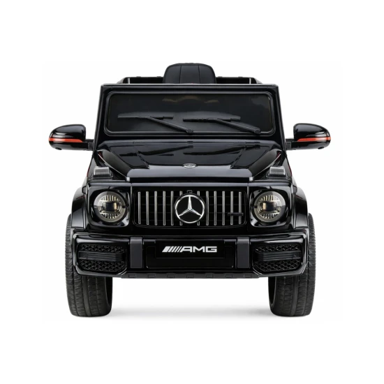 Juodas akumuliatorinis automobilis Mercedes AMG G 63 Elektrinės mašinėlės vaikams