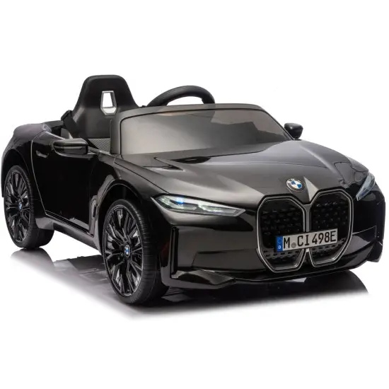 Juodas akumuliatorinis automobilis BMW i4 4x4 JE1009 Elektrinės mašinėlės vaikams